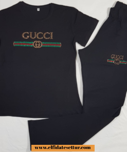 Taşlı eşofman takımı