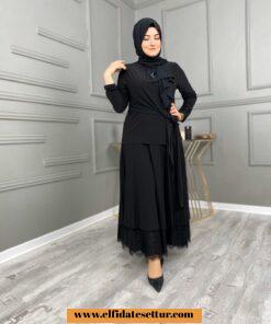 Tilda kumaş tül elbise