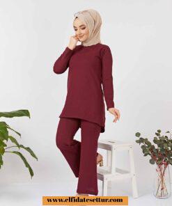 Mevsimlik tunik pantolon takım