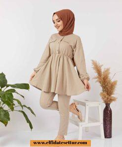 Mevsimlik tunik pantolon takım