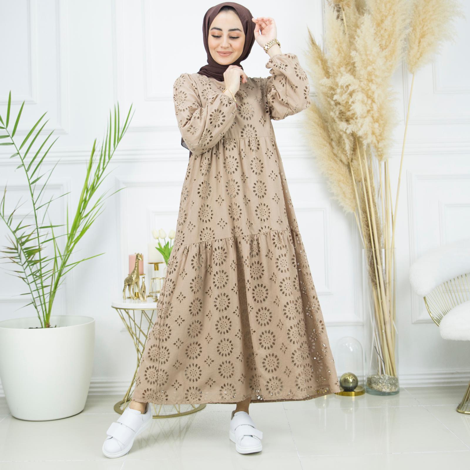 Güpürlü elbise - Görsel 7