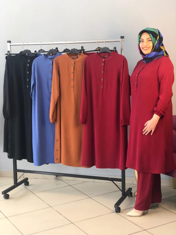 Ayrobin büyük beden tunik pantolon - Görsel 3