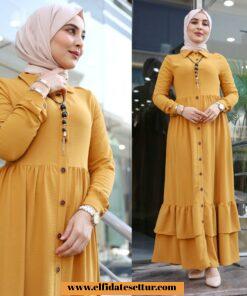 Ayrobin kumaş elbise