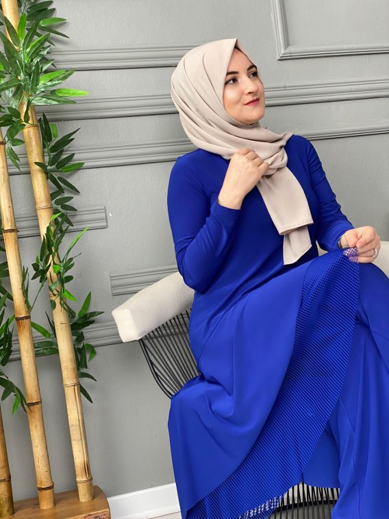 Tilda kumaş tunik pantolon takım - Görsel 2