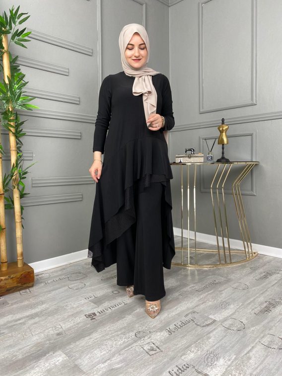 Tilda kumaş tunik pantolon takım