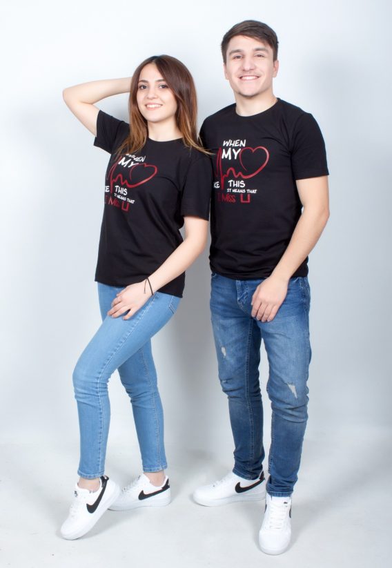 Tişört çift kombin - Görsel 9