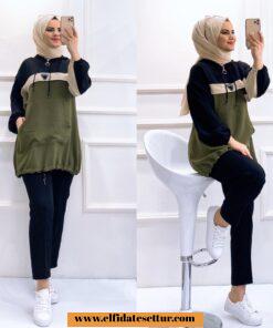 Ayrobin kumaş tunik