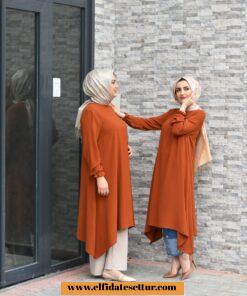 Ayrobin büyük beden uzun tunik