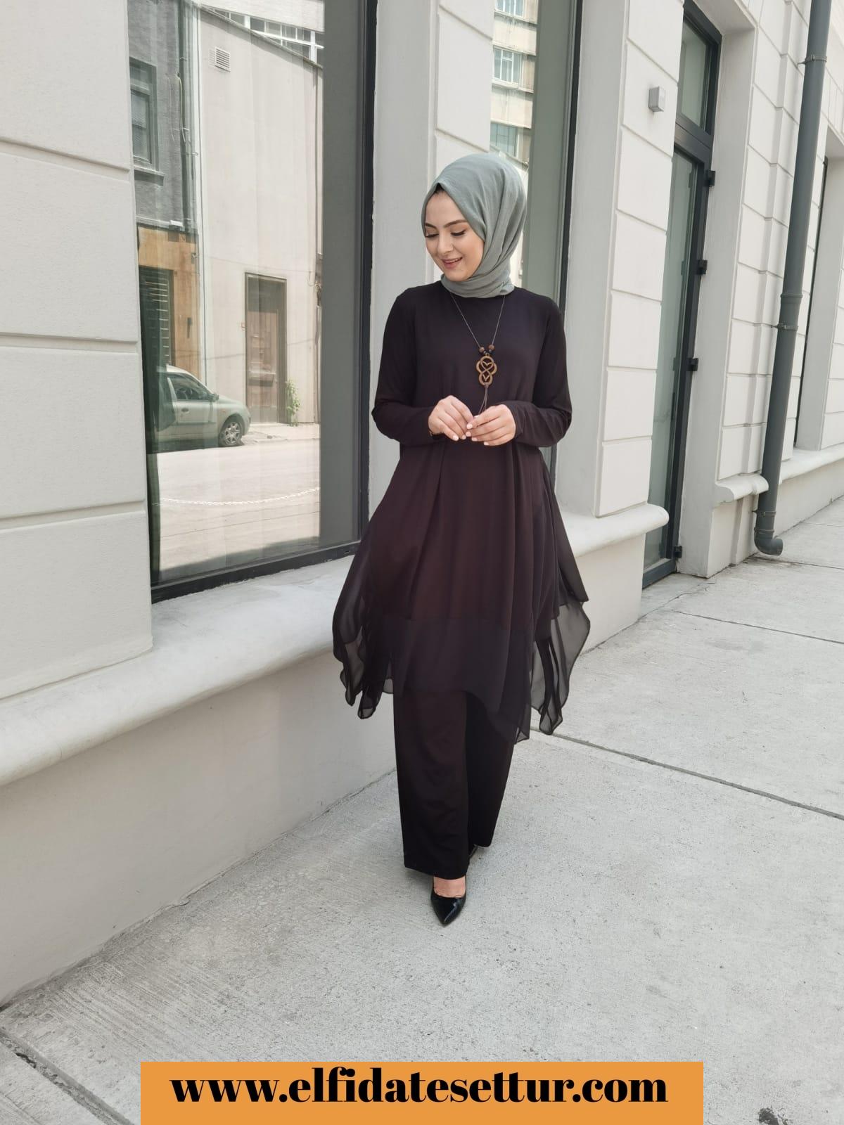 Şifon ikili takım - Görsel 3