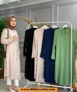 Yeni model ayrobin kumaş tunik