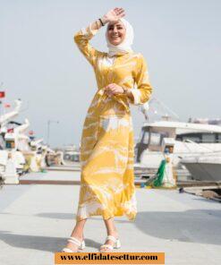 Viskon gömlek elbise