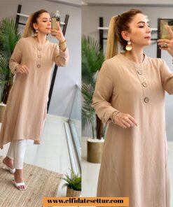 Ayrobin kumaş büyük beden tunik