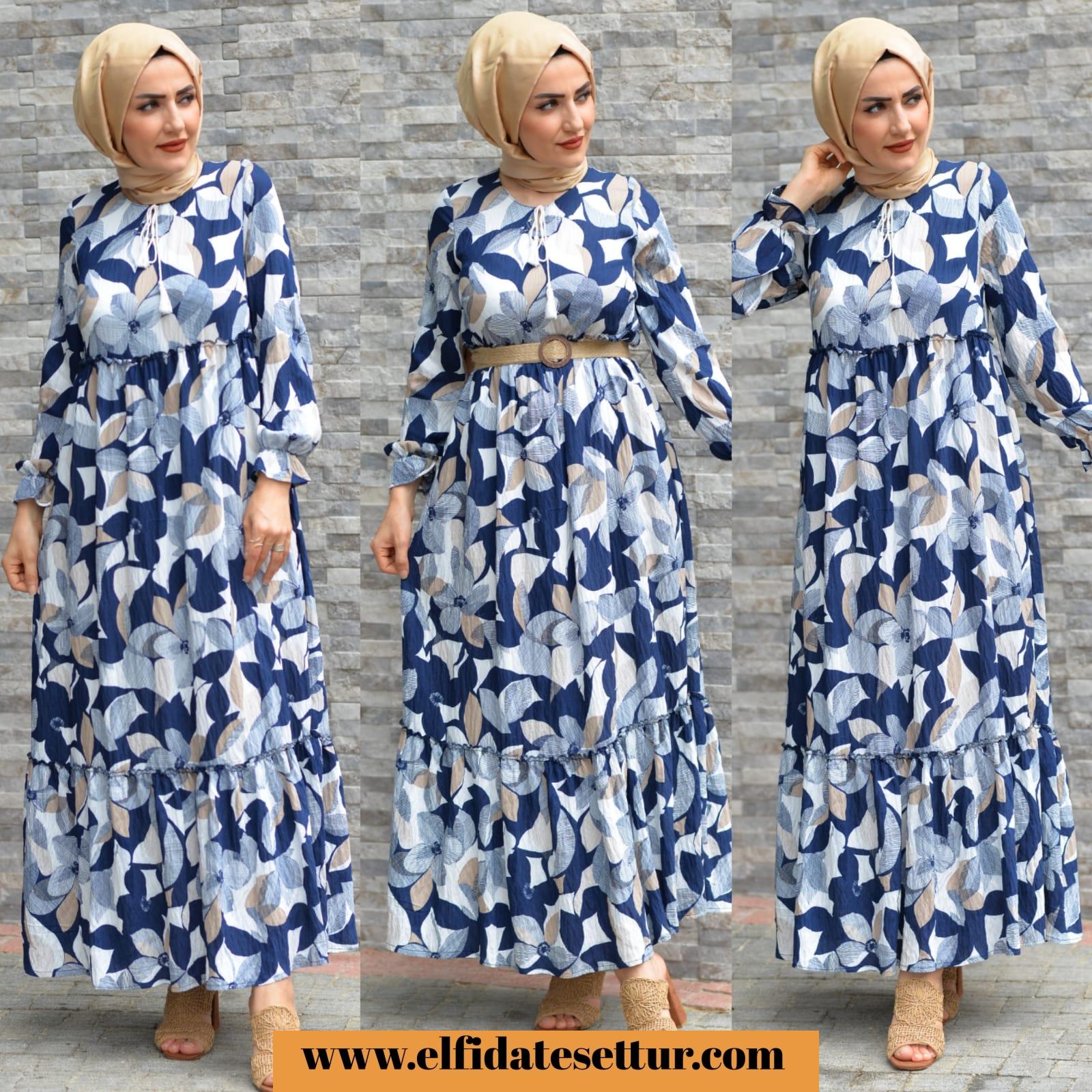 Yazlık keten elbise