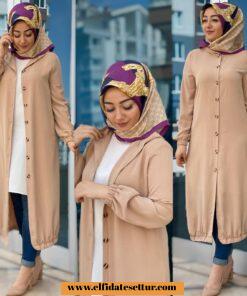 Ayrobin büyük beden uzun kap