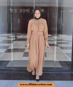 Ayrobin krep kumaş robalı ferace