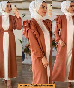 Tasarım elbiseli takım