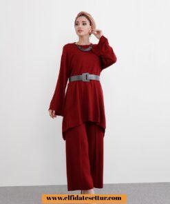 Tunik pantolon triko takım