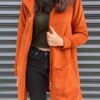 Peluş kapüşonlu kaşe mont - Görsel 14