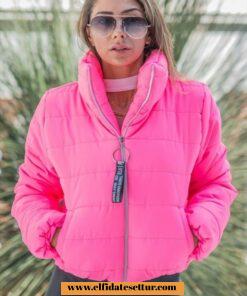 Kapitone şişme mont