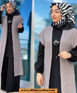 Yelekli üçlü takım