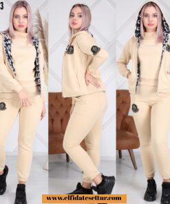 Yelekli üçlü takım