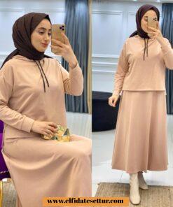 İki iplik etekli takım