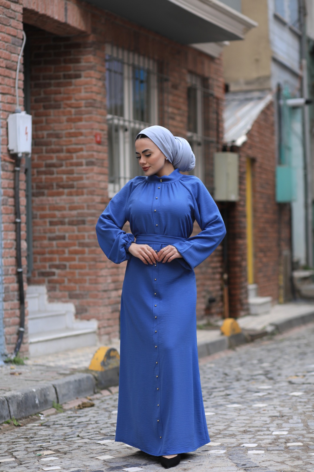 Ayrobin elbise - Görsel 4