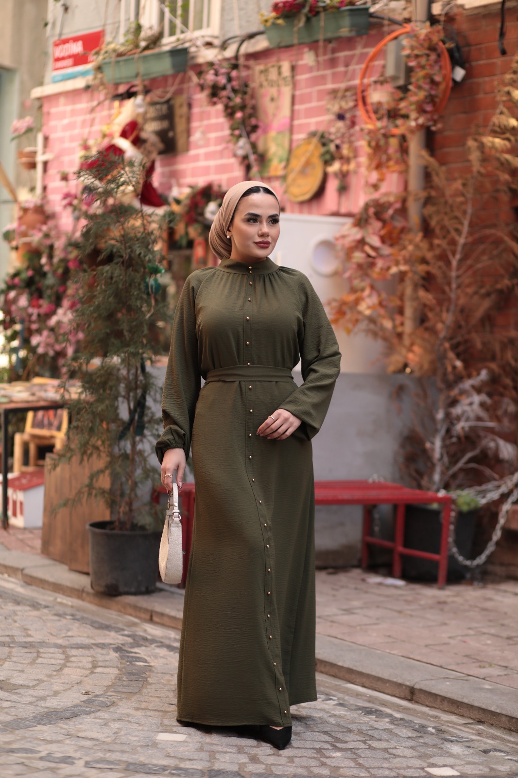 Ayrobin elbise - Görsel 7