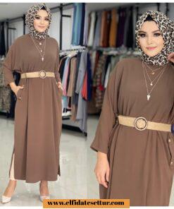 Kemer hediyeli ayrobin tunik