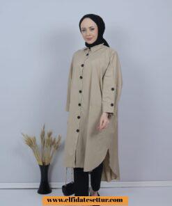 Poplin kap tunik