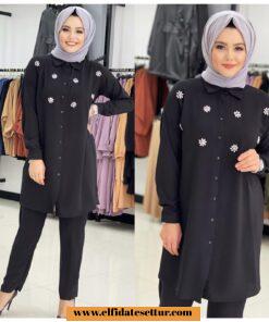 Taş işlemeli takım