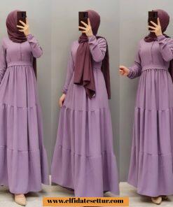 Ayrobin kat kat elbise