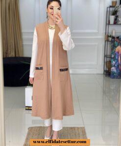 Büyük beden kaşkorse yelek