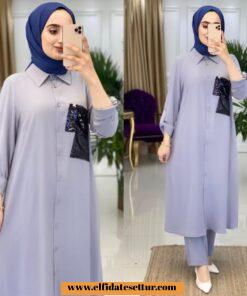 Büyük beden ayrobin safiye takım