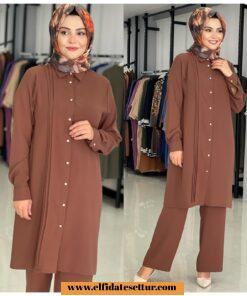 Tunik pantolon çiğdem takım