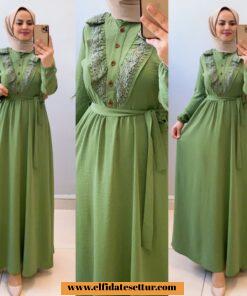 Ayrobin kumaş elbise