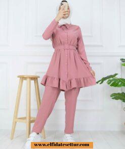 Ayrobin fırfırlı takım