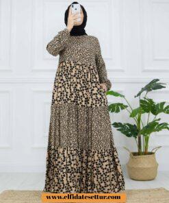 Viskon delfin elbise