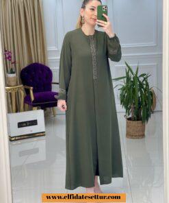 Büyük beden linda kumaş ferace