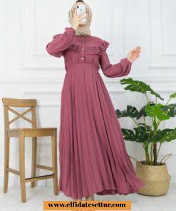 Ayrobin kumaş melisa elbise