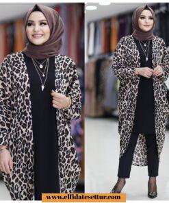 Leopar hırka