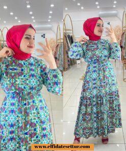 Gökkuşağı elbise