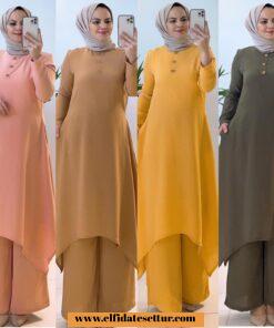 Ayrobin uzun tunikli takım