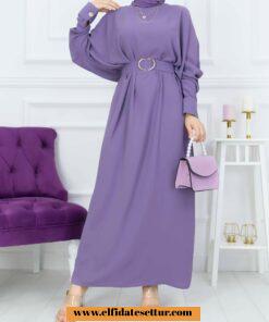 Likralı krep elbise