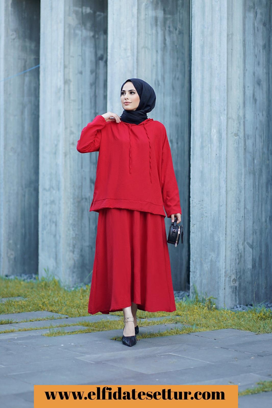 Bluz etek takım - Görsel 6