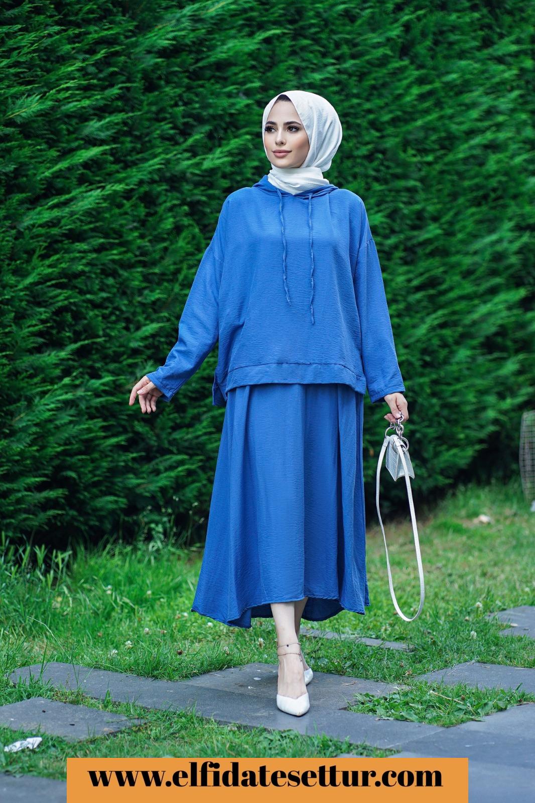 Bluz etek takım - Görsel 2