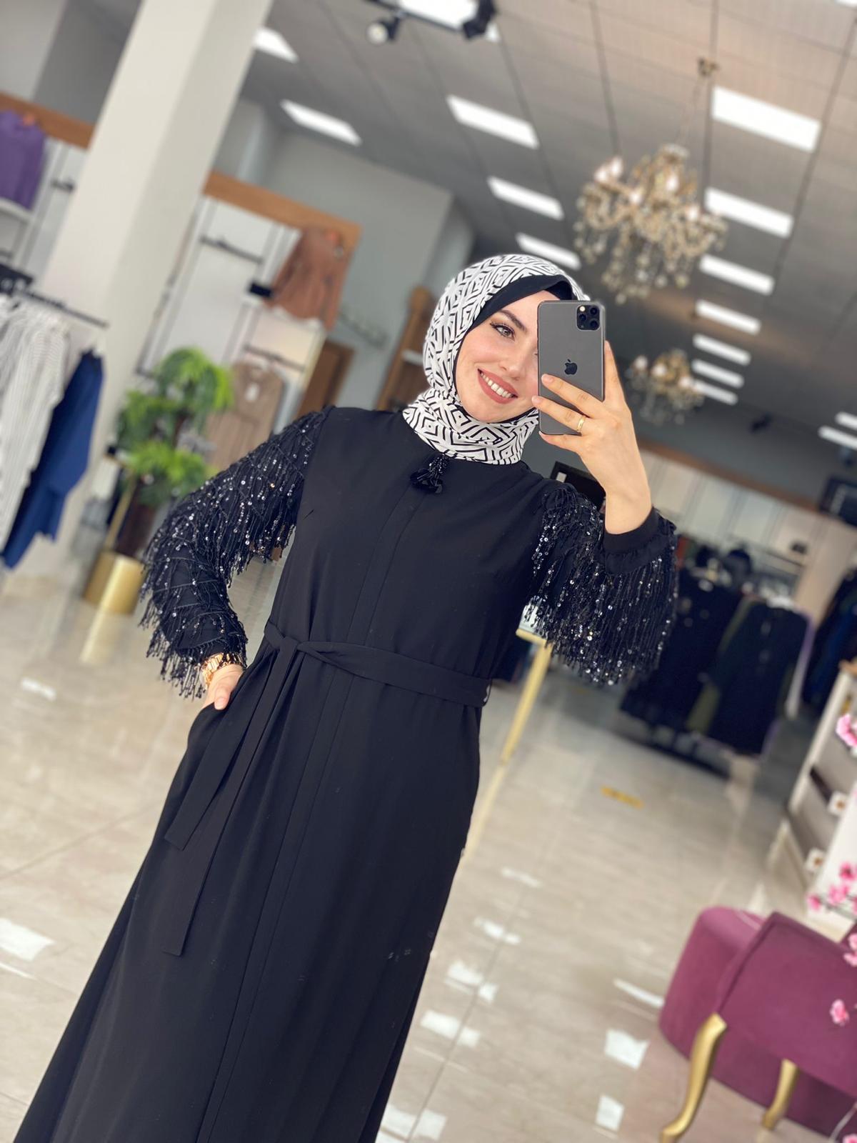 Medine ipeği ferace - Görsel 4