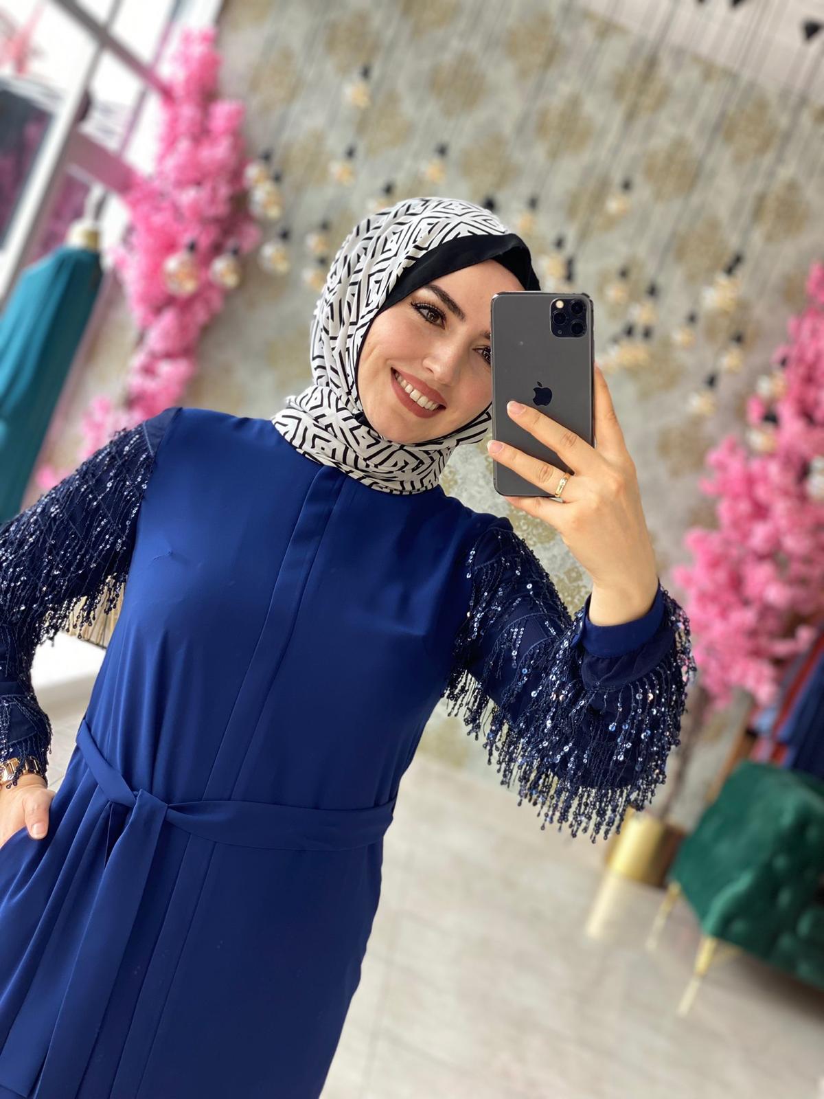 Medine ipeği ferace - Görsel 3