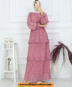 Şifon dilşah elbise