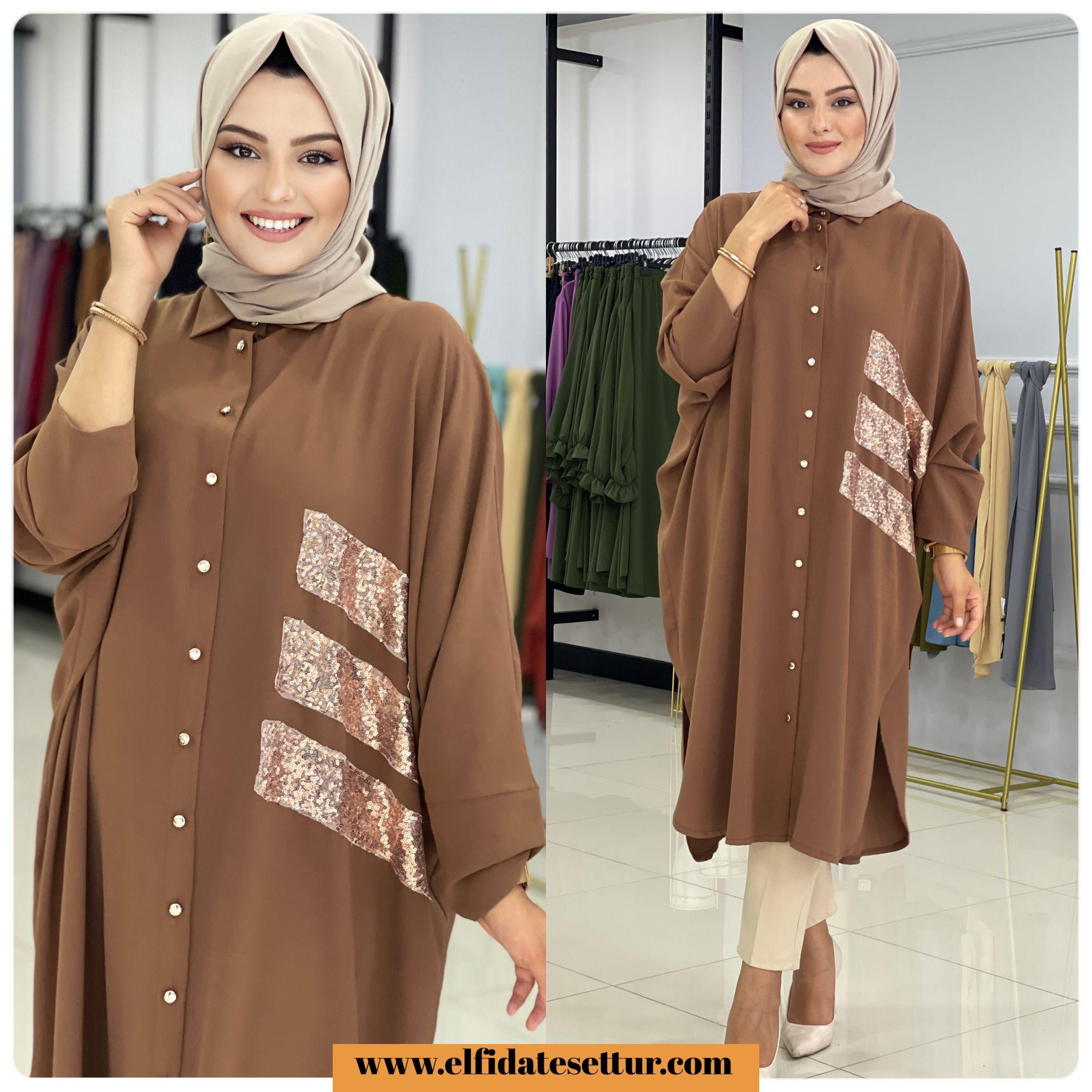 Payetli ayrobin tunik